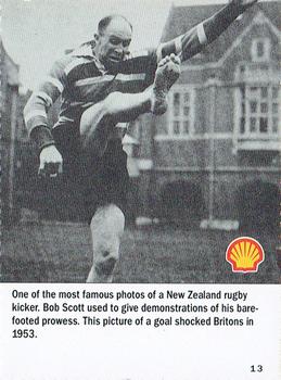 1992 Shell Rugby Greats #13 Bob Scott Front